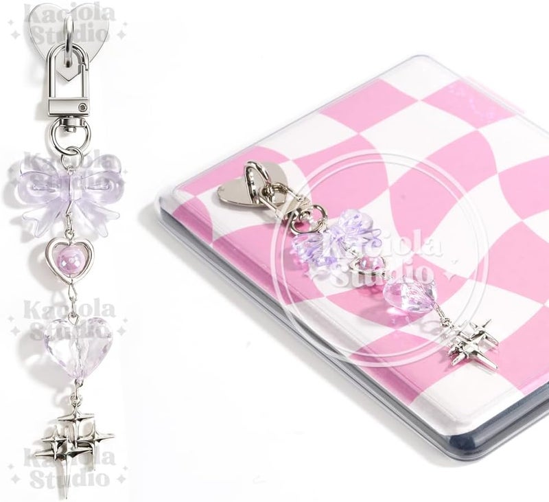 Kaciola Charms for E-reader, Cute Phone Charm Chains Bracelets Accessories for Readers Booklovers Women Men, Charms Compatible for E-Reader/Phone/Paper White (C01-C05) - Image 1
